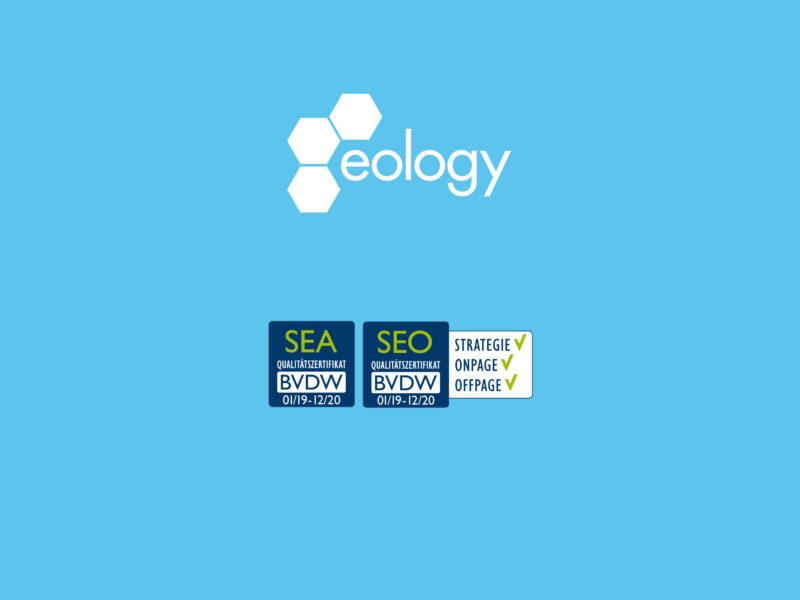 eology again awarded BVDW quality certificates