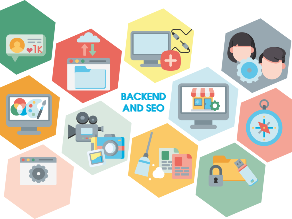 Backend and SEO – The individual areas at a glance