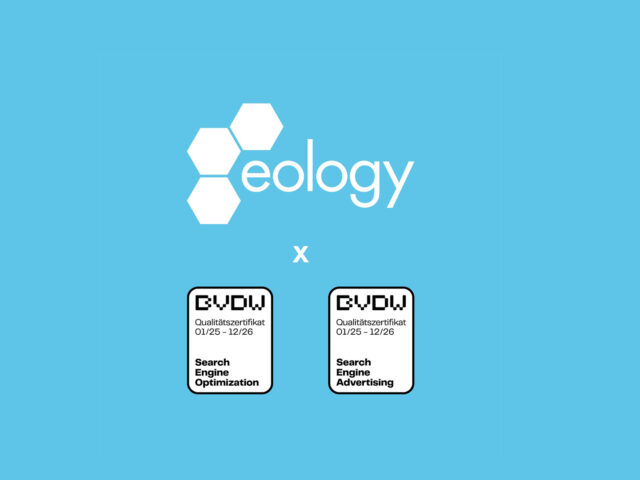 eology once again awarded BVDW quality certificate for SEO & SEA